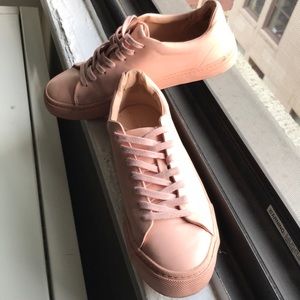 Pastel Pink Zara Sneakers